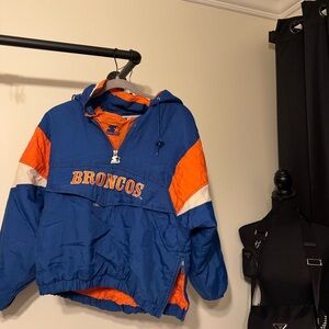 vintage starter broncos jacket